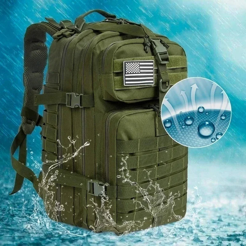 30L/50L 1000D Nylon Waterproof Trekking Fishing Hunting Bag Backpack Outdoor Rucksacks Tactical Sports Camping Hiking.