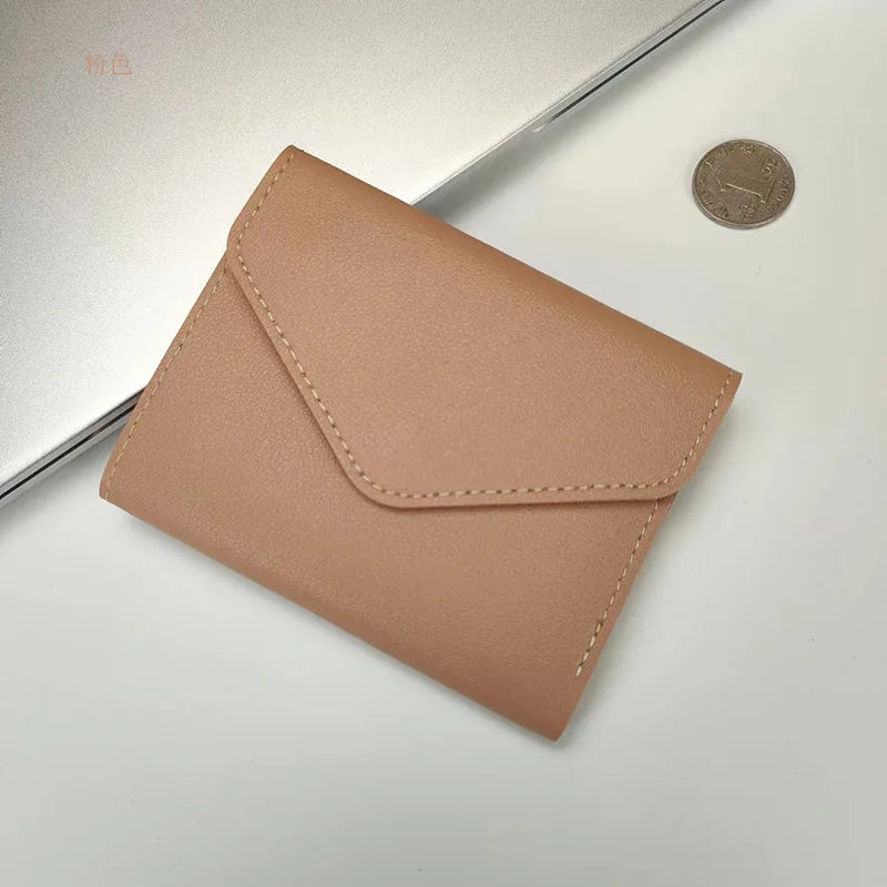 Wallets for Women Small Hasp Girl Credit Card Holder for PU Leather Coin Purse Female Wallet Short Purses for Women Carteras.