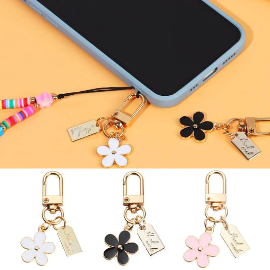 Gift Decoration Women Charm Pendant for Purse Bag Charm Keyring Flower Key Chain Keychains.