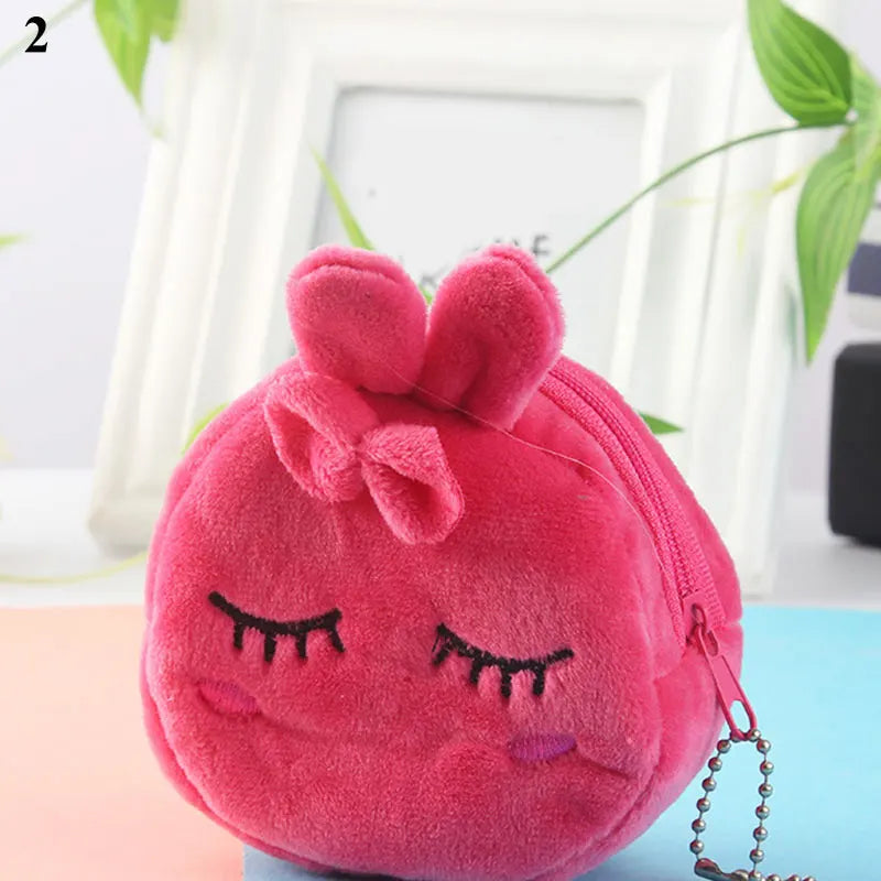 New Japan Cute Plush Snapper Fish Doll Coin Purse Wristlet Bag Cartoon Wallet Mini Zipper Girl Coin Wallet Cable Headset Bag`.