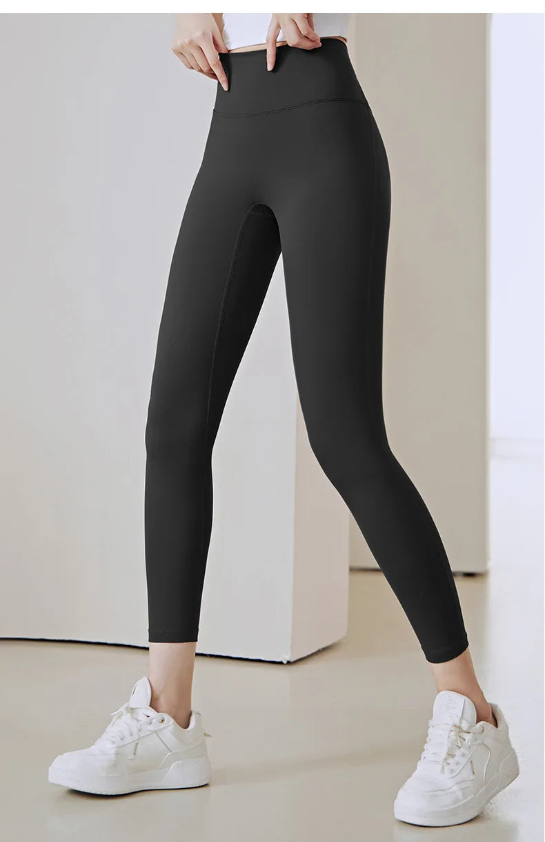 Sexy Open Crotch Push Up Leggings Women High Rise Gym Fitness Sporty Hot Pants Waist Hollow Out Fashion Cloth Erotic Clubwear.