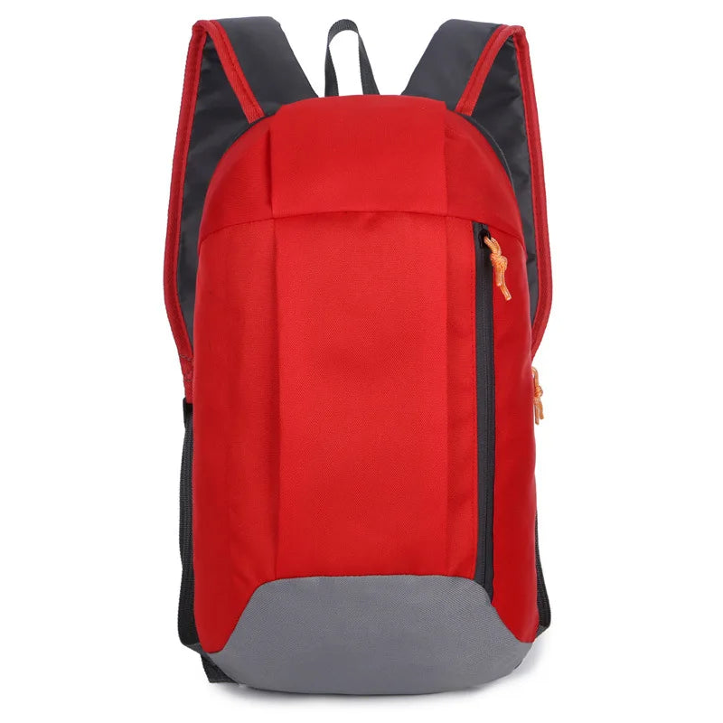 10L Fashion Women Outdoor Sports Backpack Small Gym Bag Outdoor Fitness Riding Shoulder Bag Color Oxford Cloth Backpack.