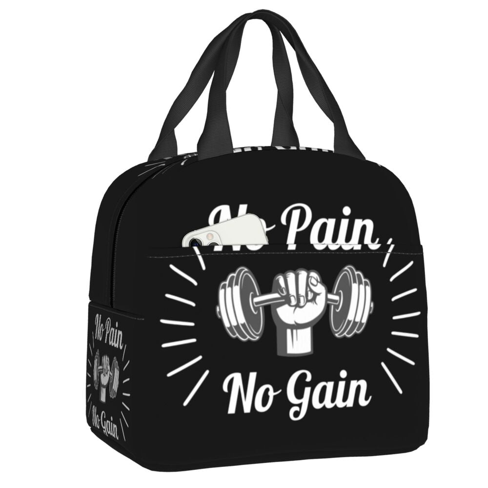 Gym Motivation 
Dumbbell Insulated Lunch Bag for Camping Travel Bodybuilding Leakproof Cooler Thermal Lunch Box Women Children