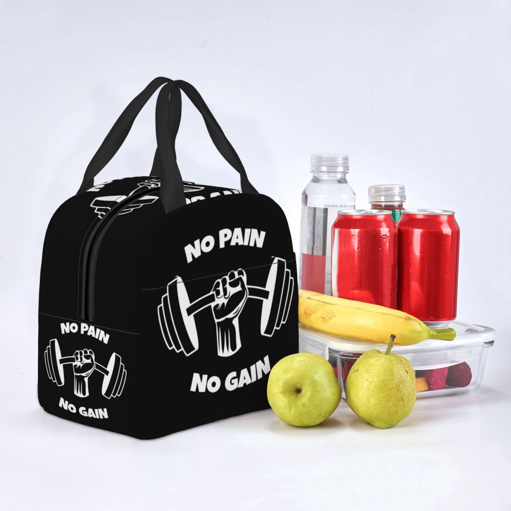 Gym Motivation 
Dumbbell Insulated Lunch Bag for Camping Travel Bodybuilding Leakproof Cooler Thermal Lunch Box Women Children