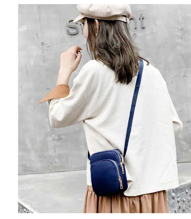 Small Shoulder Bags for Women CrossBorder Supply Of Nylon Fabric Leisure Mini Shoulder Bag Ladies Embroidered Han Pocket