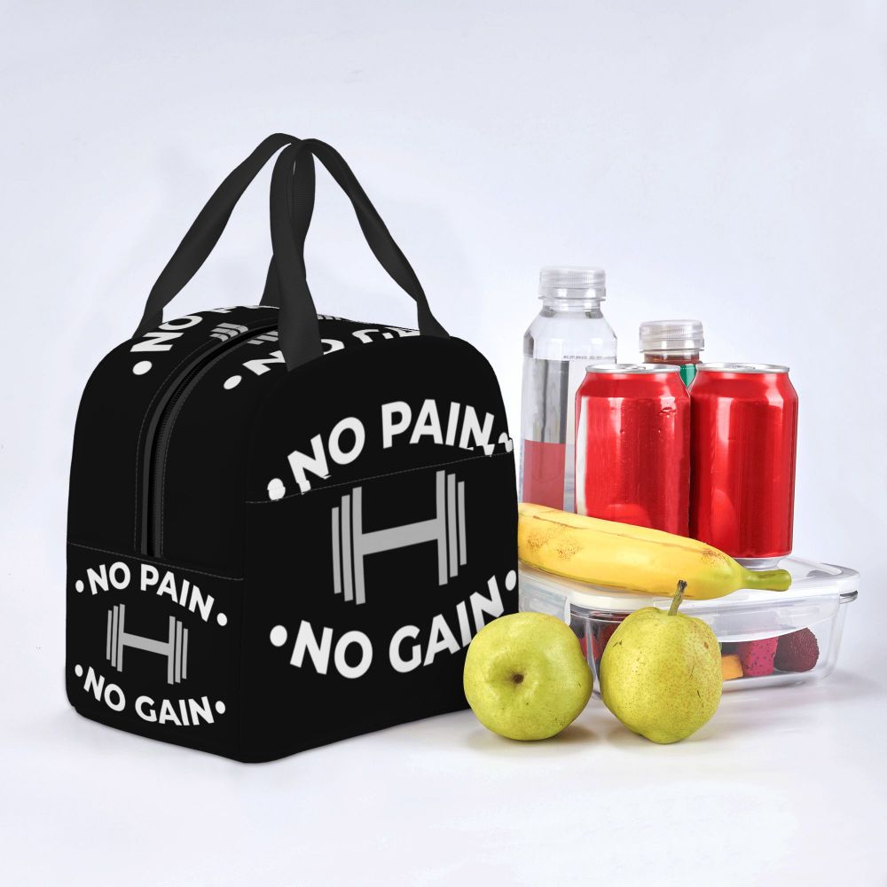 Gym Motivation 
Dumbbell Insulated Lunch Bag for Camping Travel Bodybuilding Leakproof Cooler Thermal Lunch Box Women Children