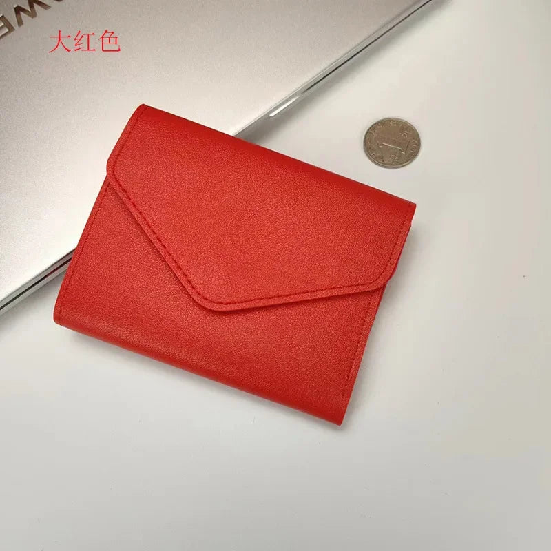 Wallets for Women Small Hasp Girl Credit Card Holder for PU Leather Coin Purse Female Wallet Short Purses for Women Carteras.