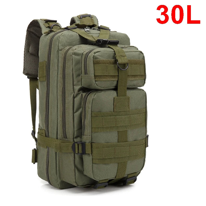 QT&QY 30/45L Man Tactical Backpacks HkingTraveling Bags Survival Outdoor 3P Assault Pack EDC Molle Pack For Trekking Hunting Bag.