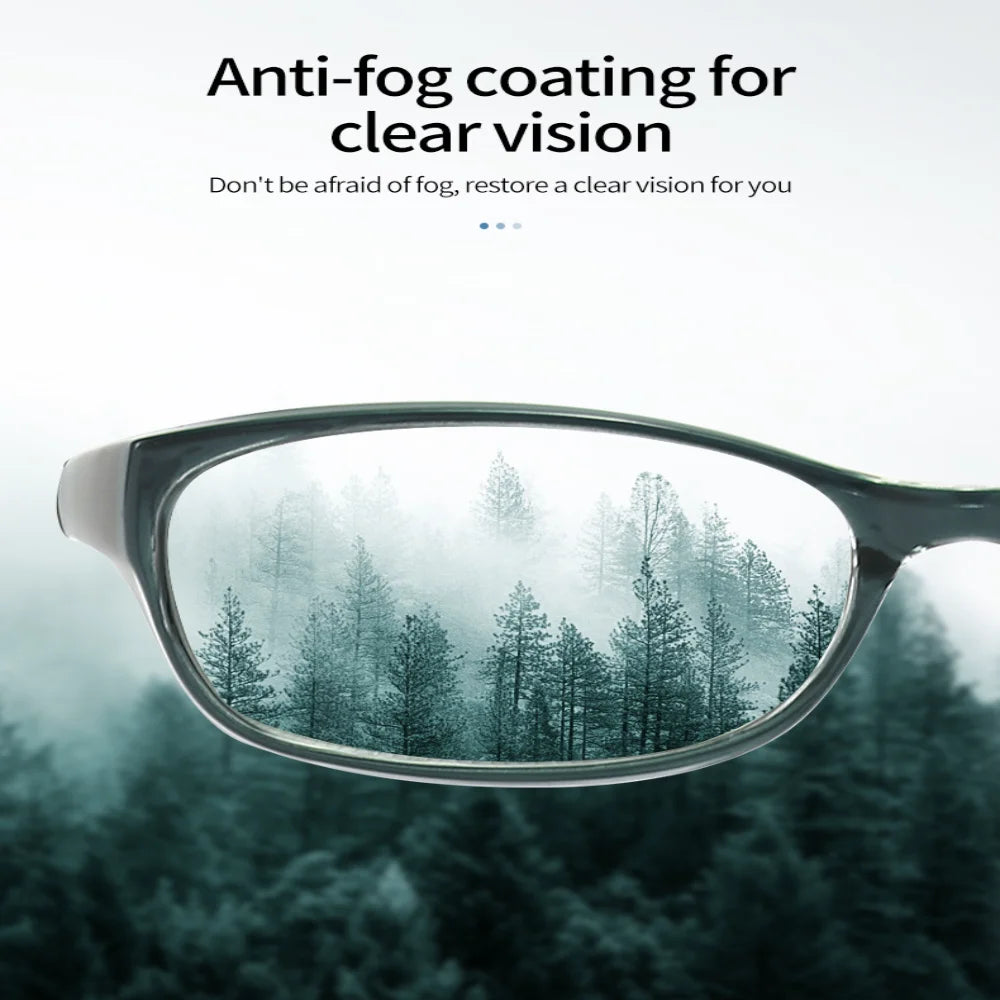 Photochromic Anti-Fog Safety Goggles with UV400 Protection and Blue Light Blocking Features