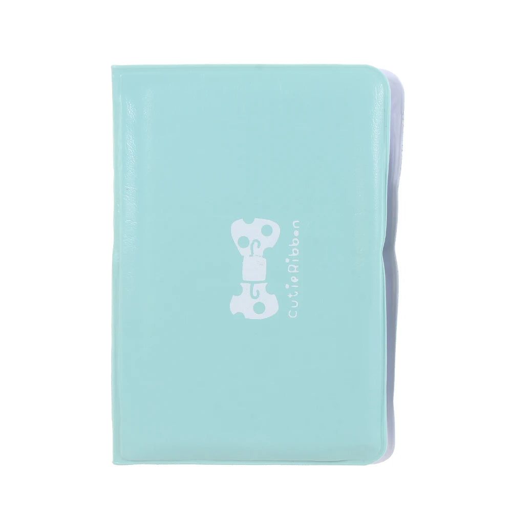 PVC Ladies Card Holder 12 Card Bit Card Cover with Bow--knot Portable Card Bag ID Holders Storage Accessories.