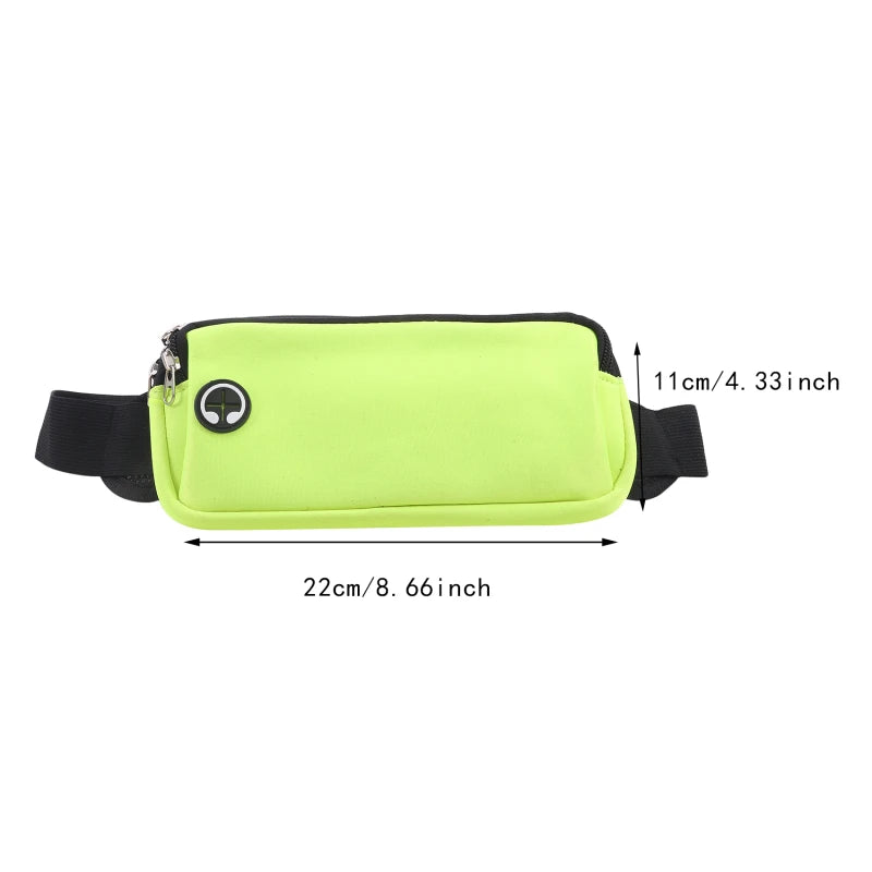 Sports Fanny Pack Belt Bag Women Men Running Waist Bag Phone Black Gym Bags Running Accessories.