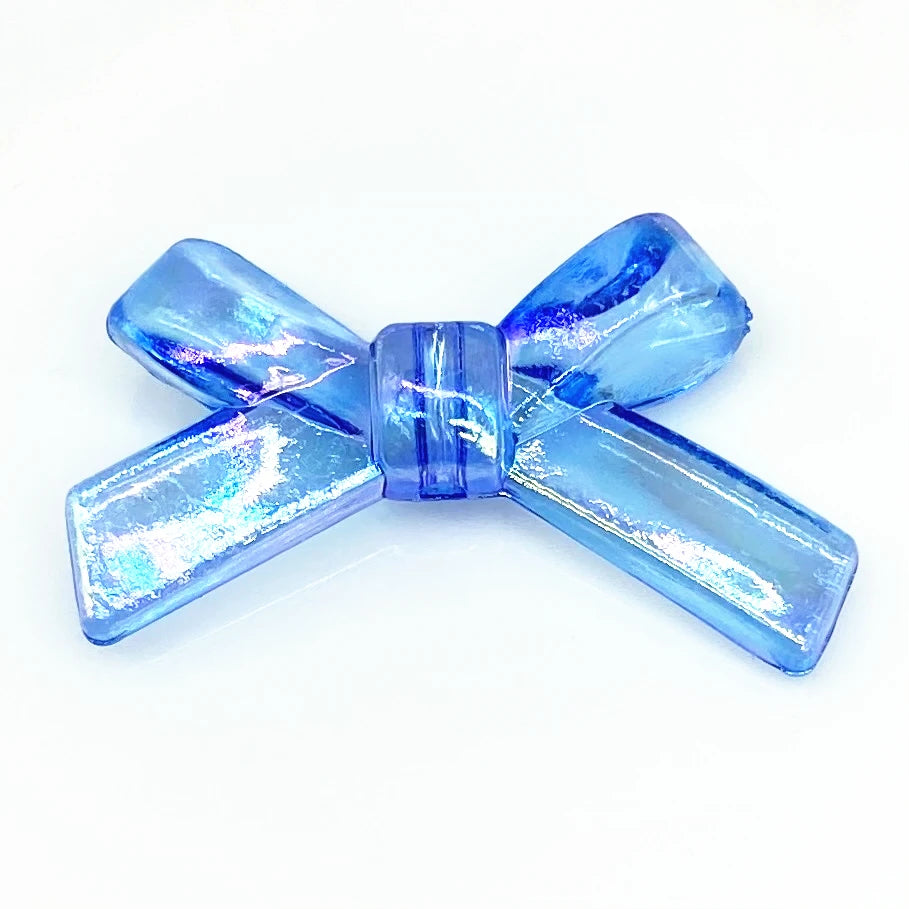 10 pcs/lot 34x20mm Bow Tie Shape Beads AB Color Acrylic  for Jewelry Making Handmade DIY Accessories - Elevate Your Body