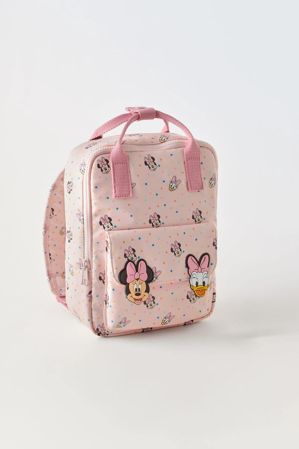 Disney 2025 New Minnie Cartoon Children's Backpack Mini School Bag Cute Shoulder Bag for Boys and Girls.