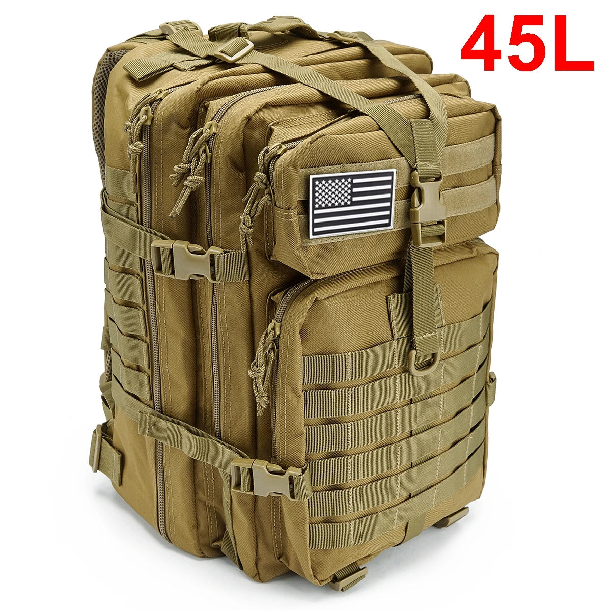 QT&QY 30/45L Man Tactical Backpacks HkingTraveling Bags Survival Outdoor 3P Assault Pack EDC Molle Pack For Trekking Hunting Bag.