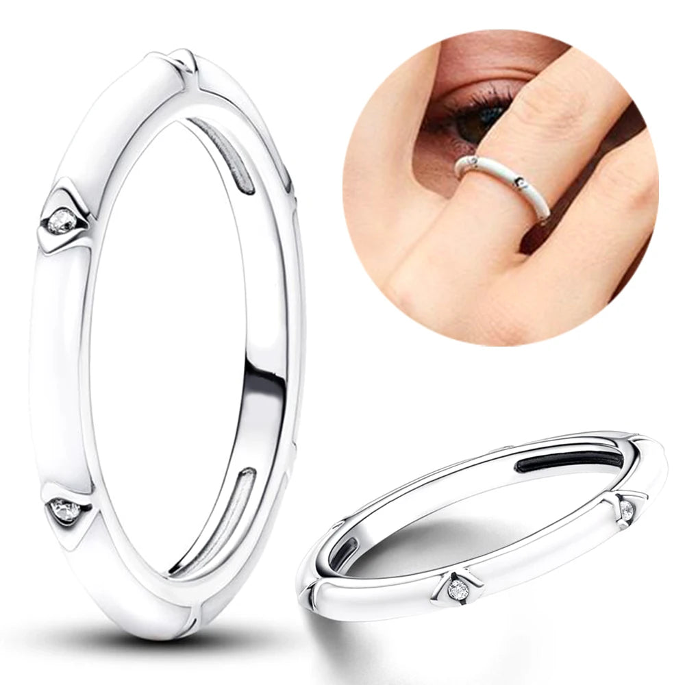 2024 New 925 Silver Ring Rose in Bloom Ring Love Mom Finger Ring Women Mother's Day Fine Jewelry Gift - Elevate Your Body