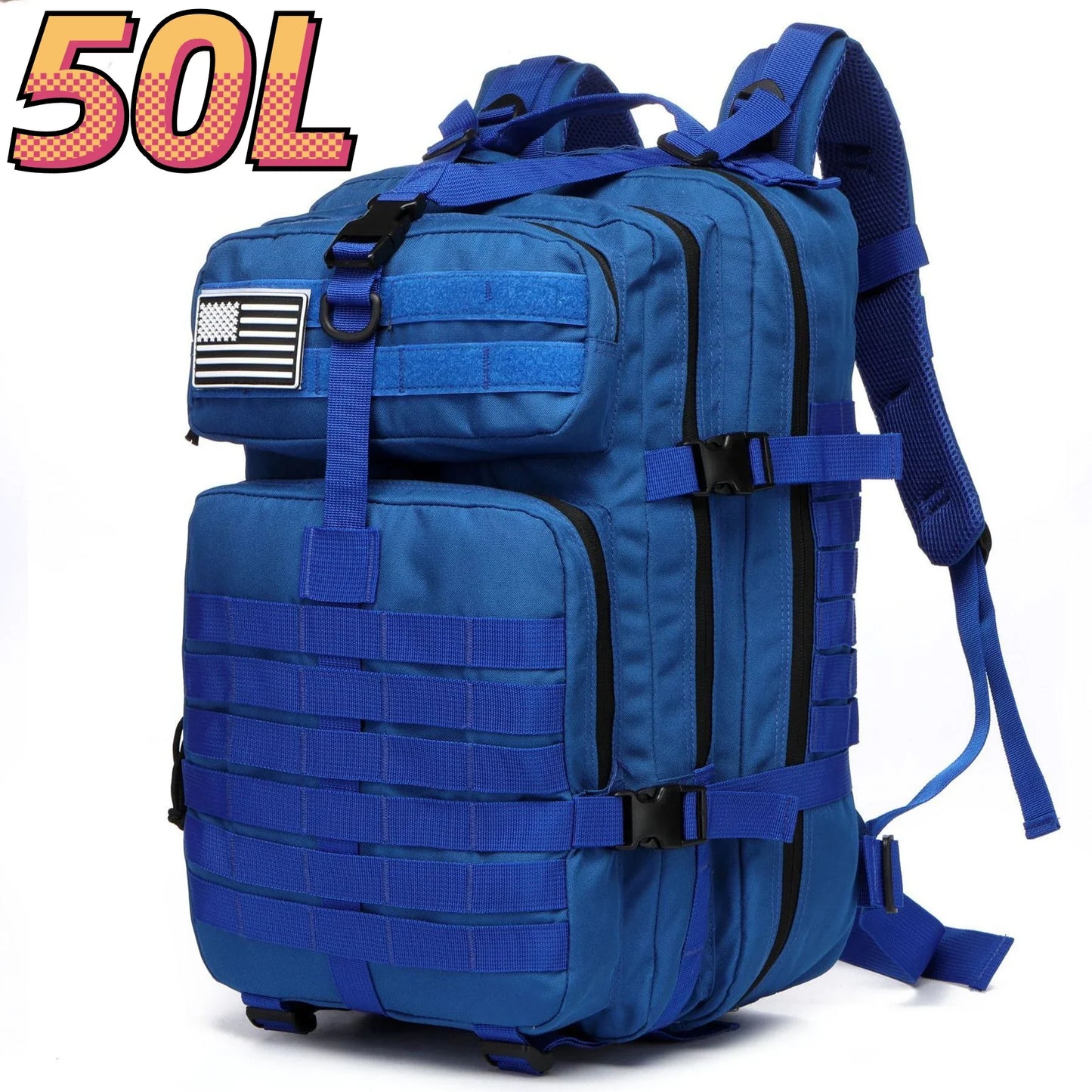 30L/50L 1000D Nylon Waterproof Trekking Fishing Hunting Bag Backpack Outdoor Rucksacks Tactical Sports Camping Hiking.