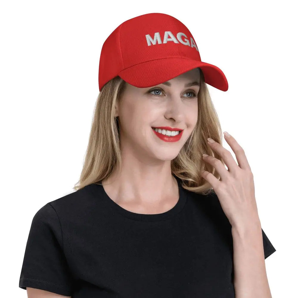 Printed Trump Baseball Cap - Unisex Summer Sun Hat with Breathable Polyester and Racing Design