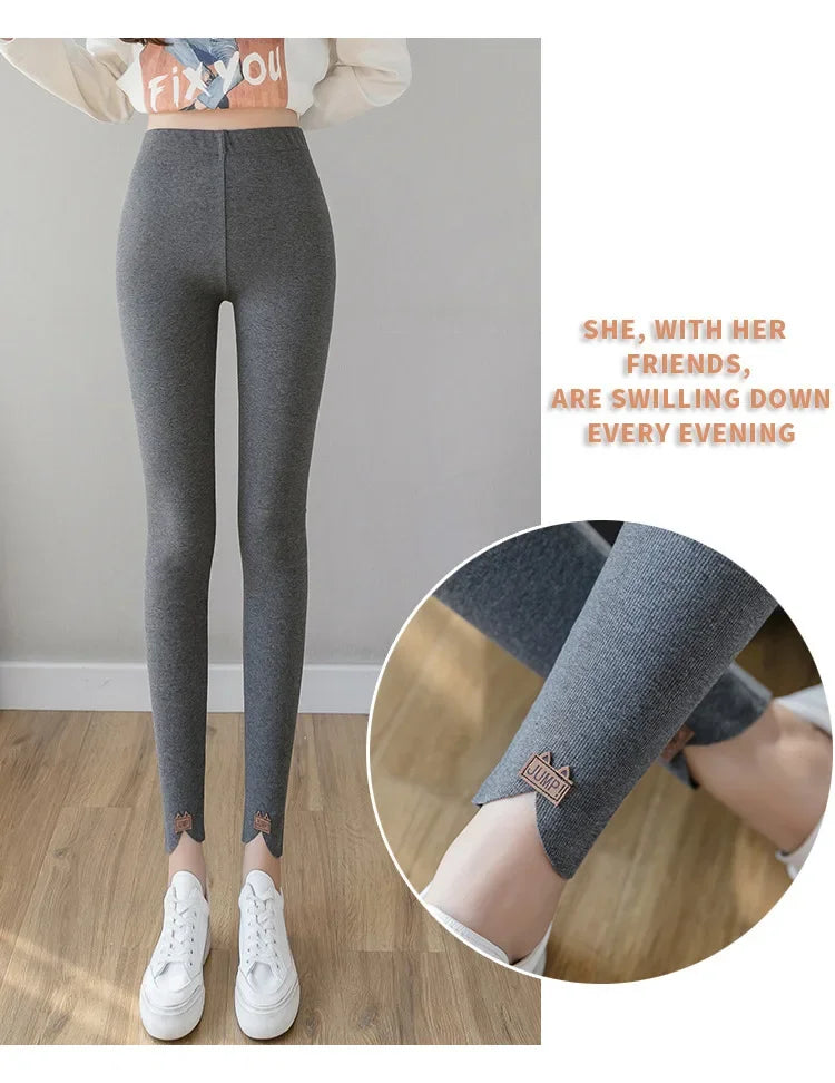 Winter Open Crotch Hot Pants Women Thick Sexy Gym Leggings Warm Keep Sport Push Up Crotchless Clubwear Cloth Fleece Add - Elevate Your Body