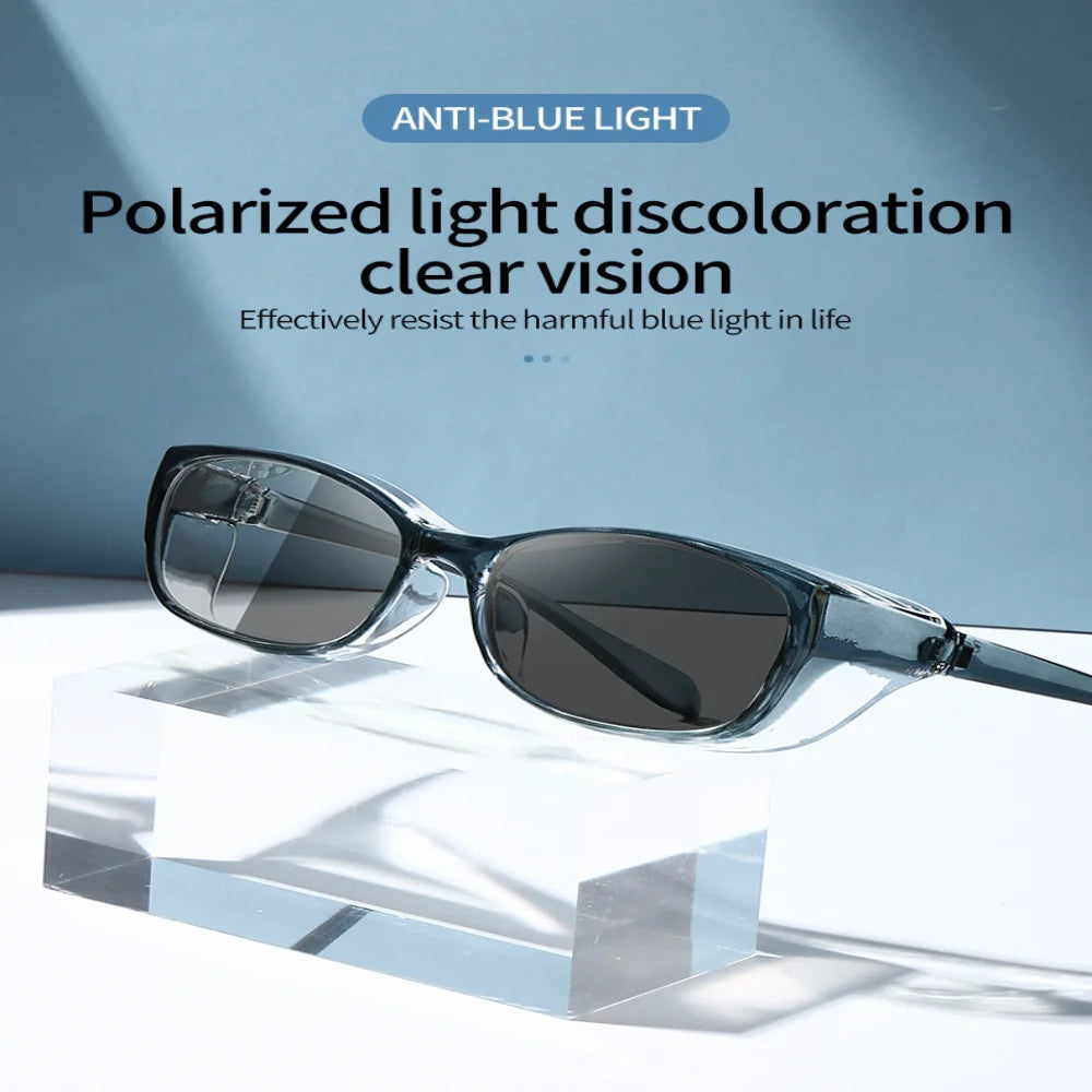 Photochromic Anti-Fog Safety Goggles with UV400 Protection and Blue Light Blocking Features