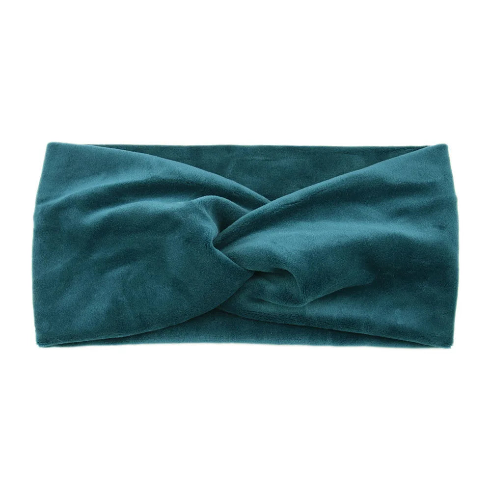 Velvet Winter Headbands for Women – Cozy Wide Ear Fabric Hair Accessories for Casual Wear and Sports.