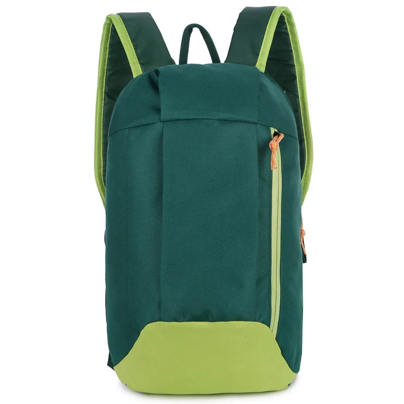 10L Fashion Women Outdoor Sports Backpack Small Gym Bag Outdoor Fitness Riding Shoulder Bag Color Oxford Cloth Backpack.