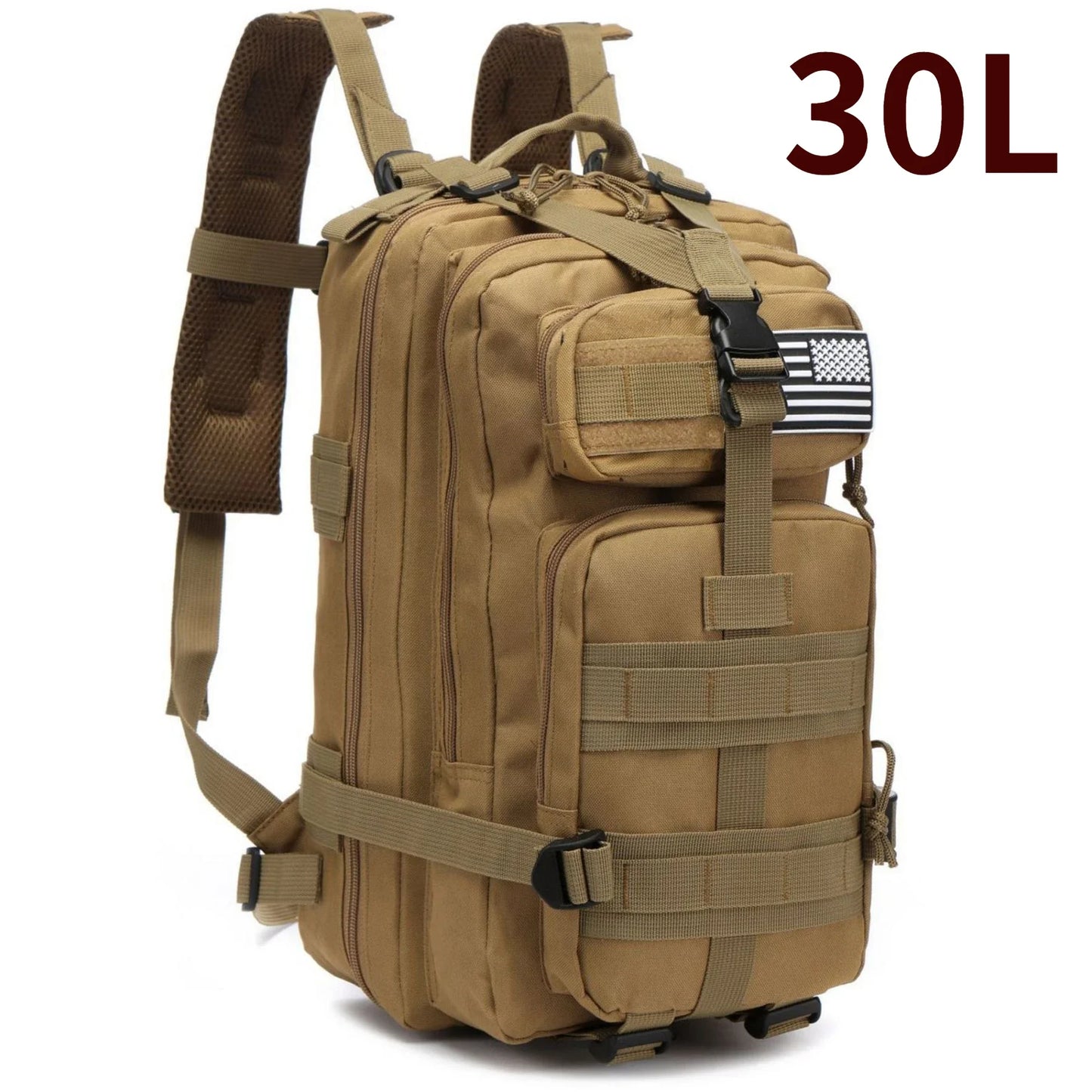 30L/50L 1000D Nylon Waterproof Trekking Fishing Hunting Bag Backpack Outdoor Rucksacks Tactical Sports Camping Hiking.