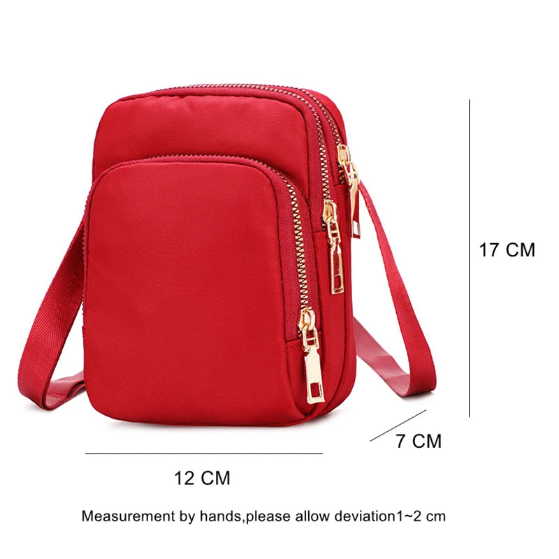 Small Shoulder Bags for Women CrossBorder Supply Of Nylon Fabric Leisure Mini Shoulder Bag Ladies Embroidered Han Pocket.