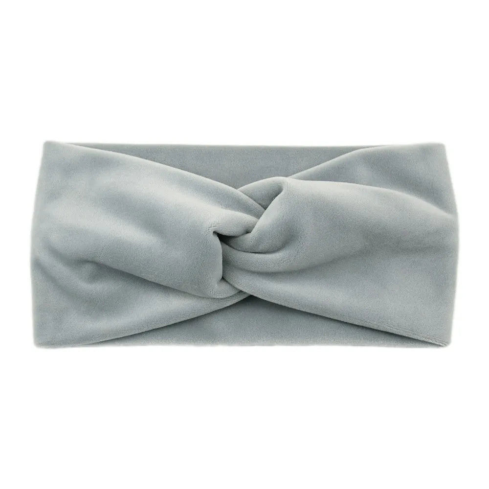 Velvet Winter Headbands for Women – Cozy Wide Ear Fabric Hair Accessories for Casual Wear and Sports.