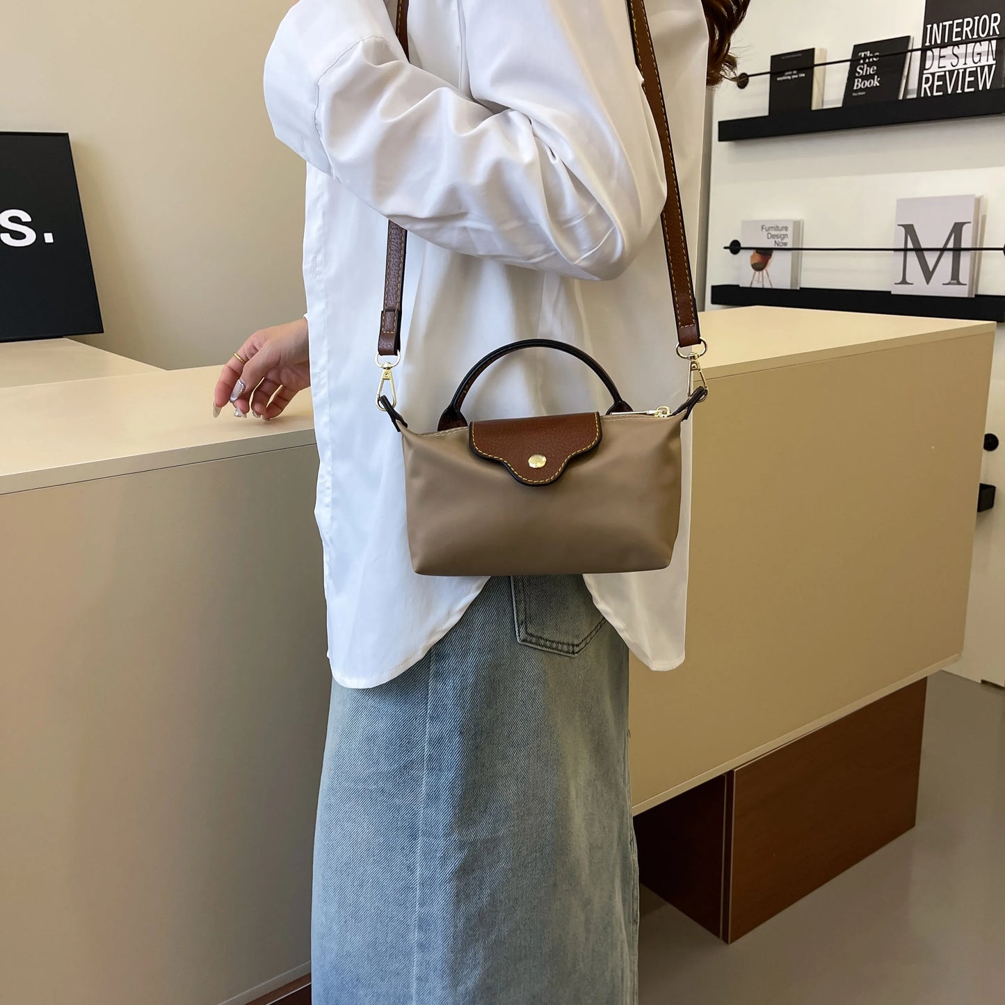 Elegant style with solid color adjustable mini tote bag, gift bag perfect for party, Ball, dinner/banquet, with party dress.