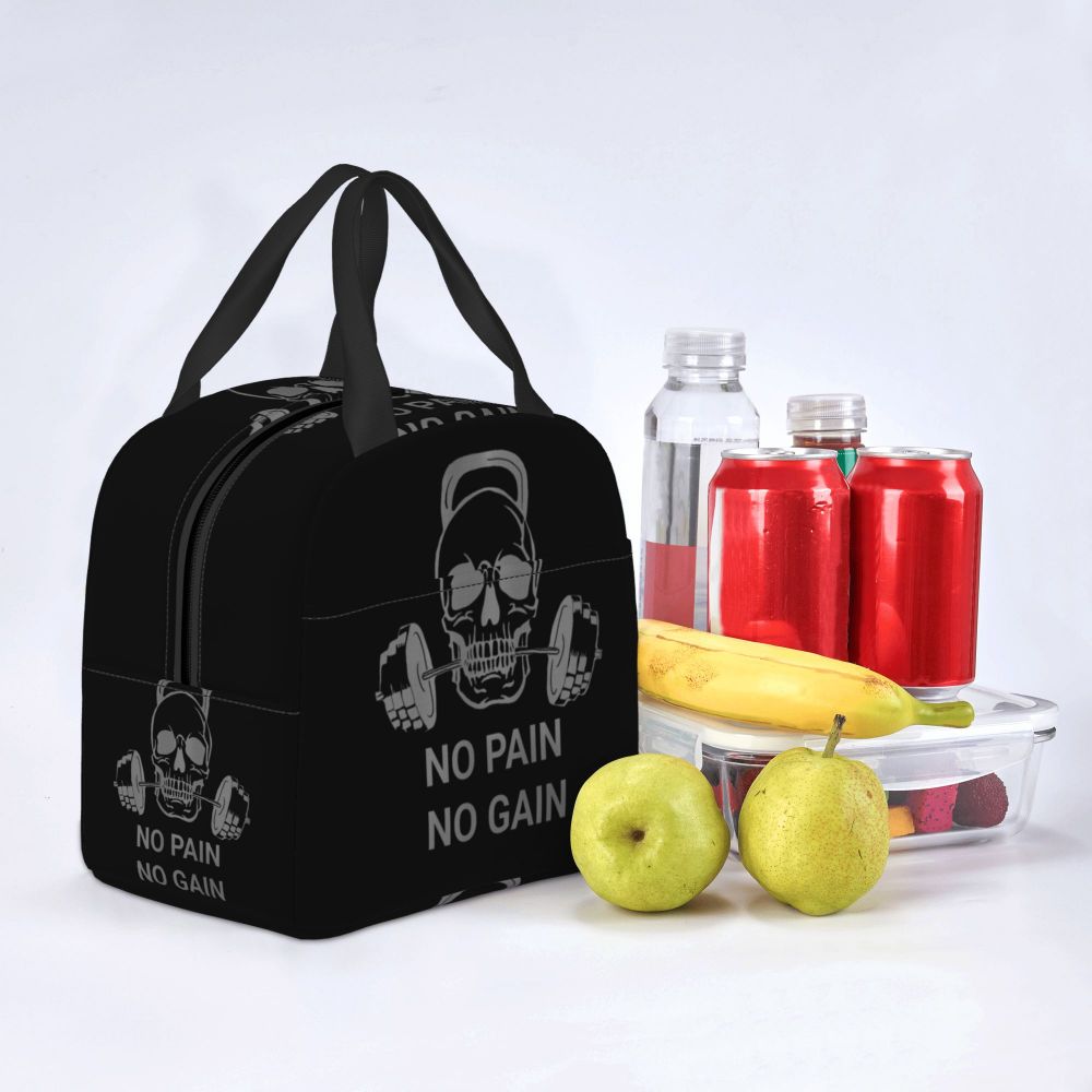 Gym Motivation 
Dumbbell Insulated Lunch Bag for Camping Travel Bodybuilding Leakproof Cooler Thermal Lunch Box Women Children