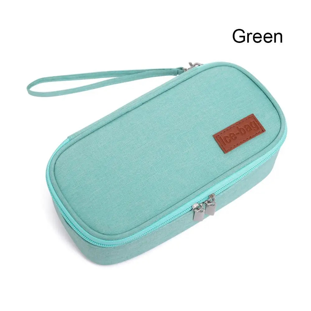 Portable Insulin Cooling Bag Oxford Pill Protector Waterproof Drug Freezer for Diabetes Medicla Cooler Diabetic Pocket.