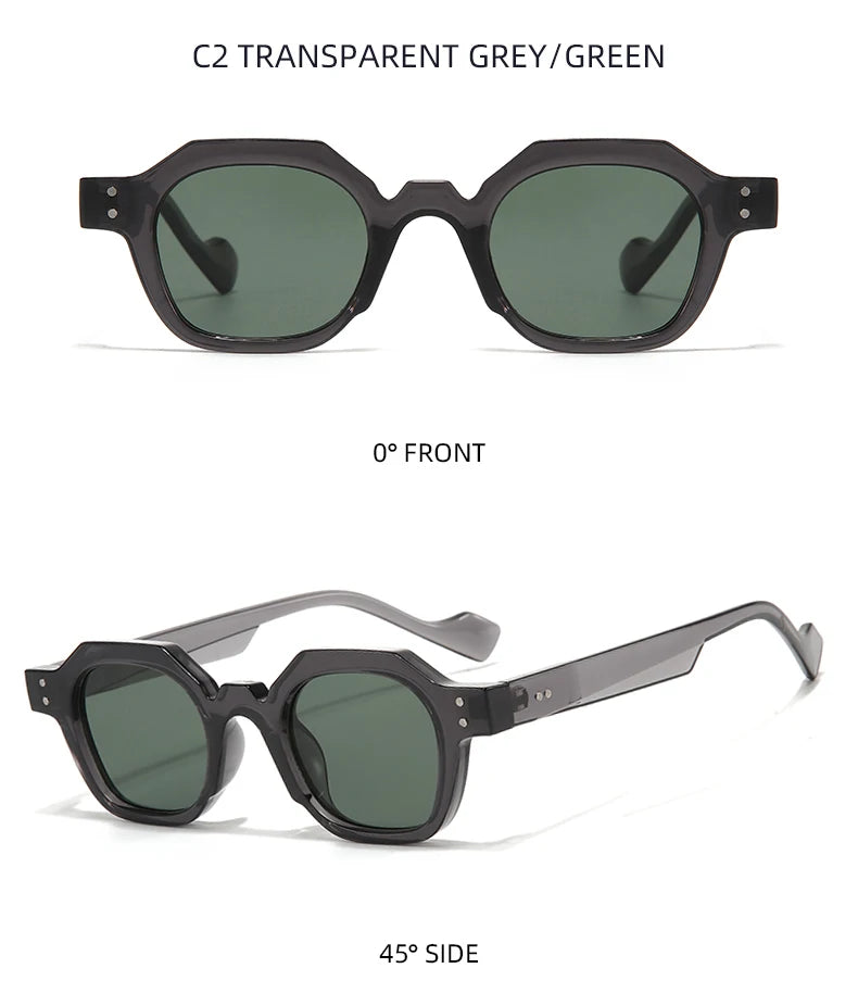 2024 Vintage Round UV400 Sunglasses for Men and Women - Retro Designer Shades by ROSYBEE.