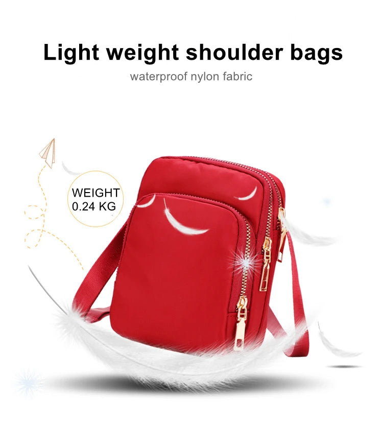 Small Shoulder Bags for Women CrossBorder Supply Of Nylon Fabric Leisure Mini Shoulder Bag Ladies Embroidered Han Pocket.