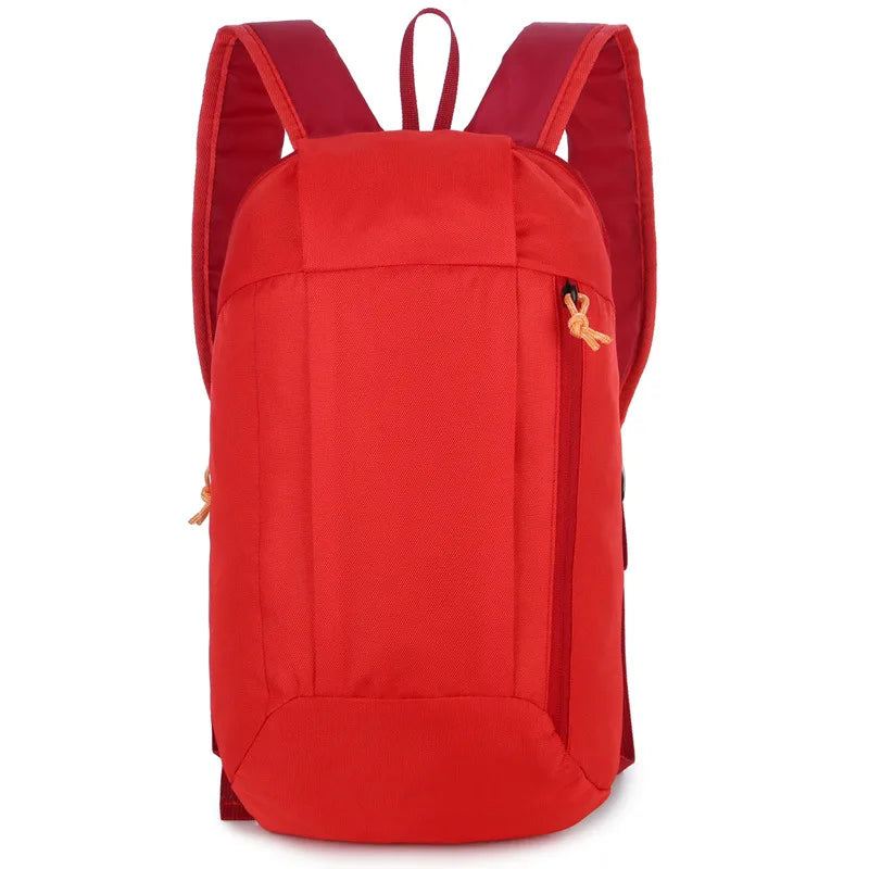 10L Fashion Women Outdoor Sports Backpack Small Gym Bag Outdoor Fitness Riding Shoulder Bag Color Oxford Cloth Backpack.