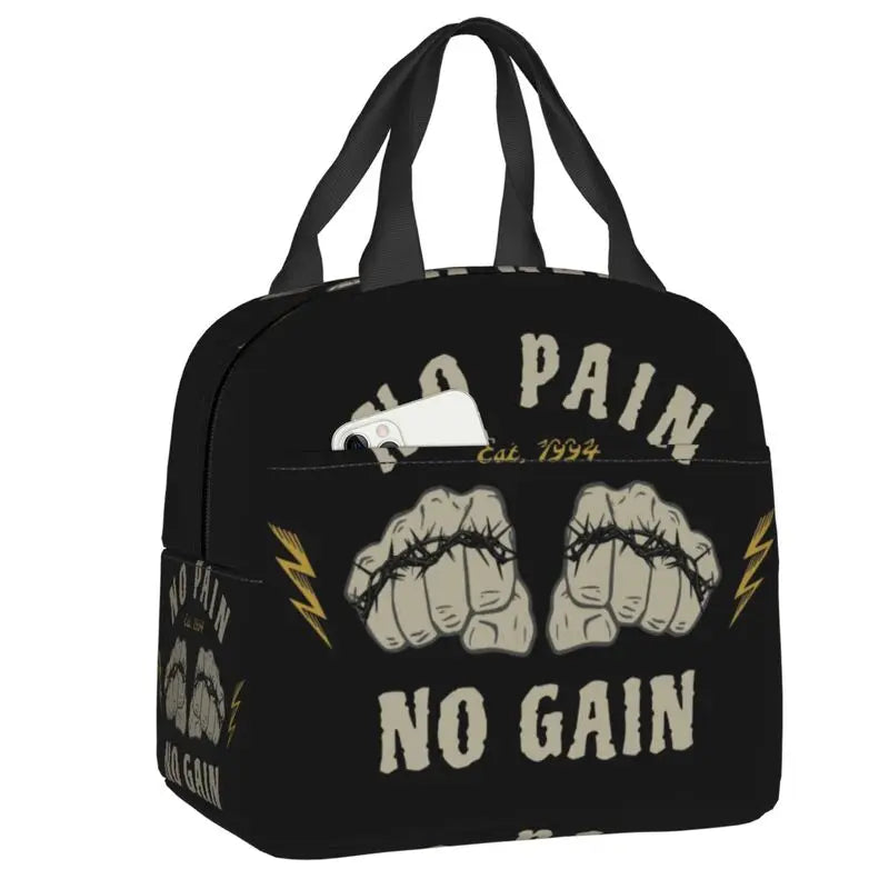 Gym Motivation 
Dumbbell Insulated Lunch Bag for Camping Travel Bodybuilding Leakproof Cooler Thermal Lunch Box Women Children.