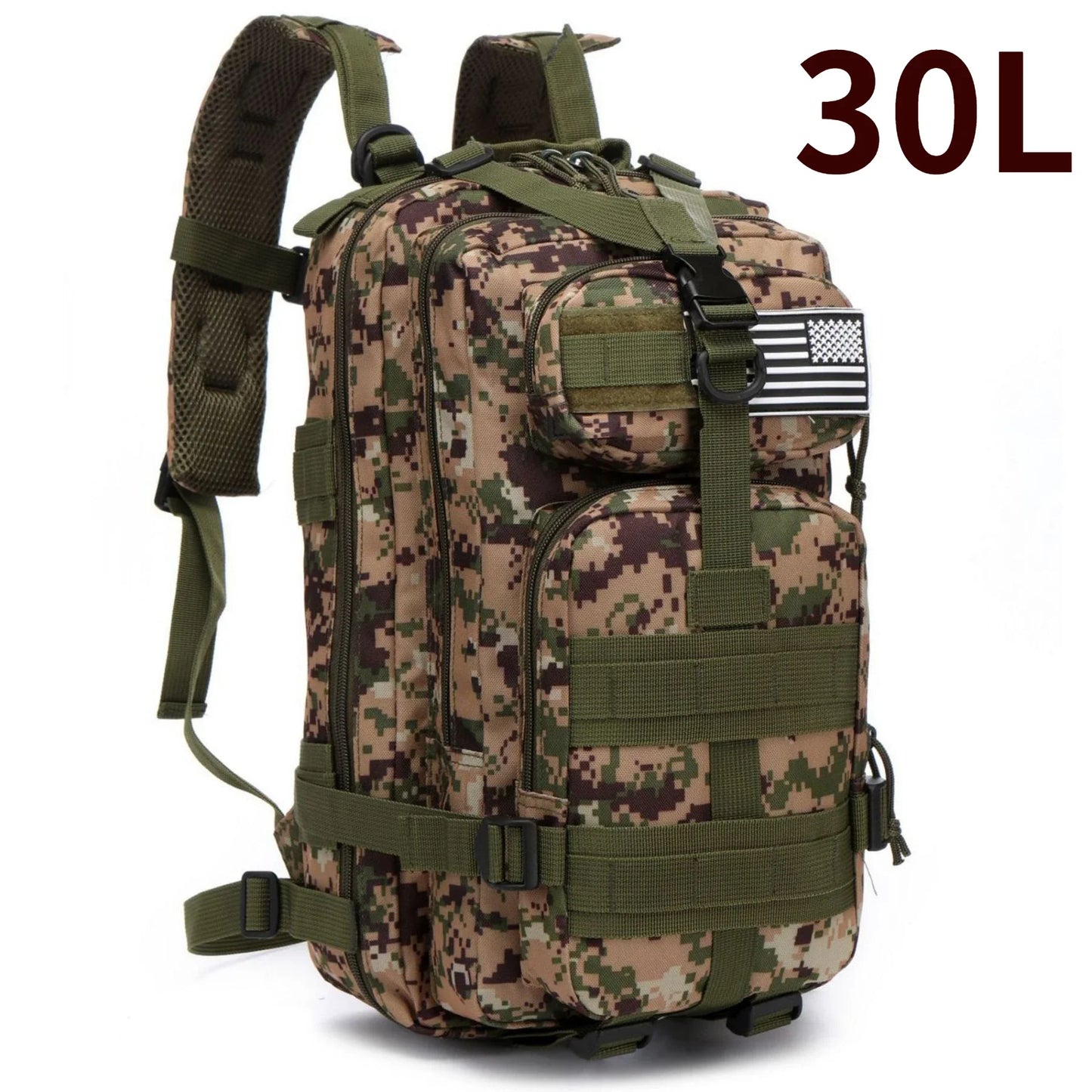 30L/50L 1000D Nylon Waterproof Trekking Fishing Hunting Bag Backpack Outdoor Rucksacks Tactical Sports Camping Hiking.