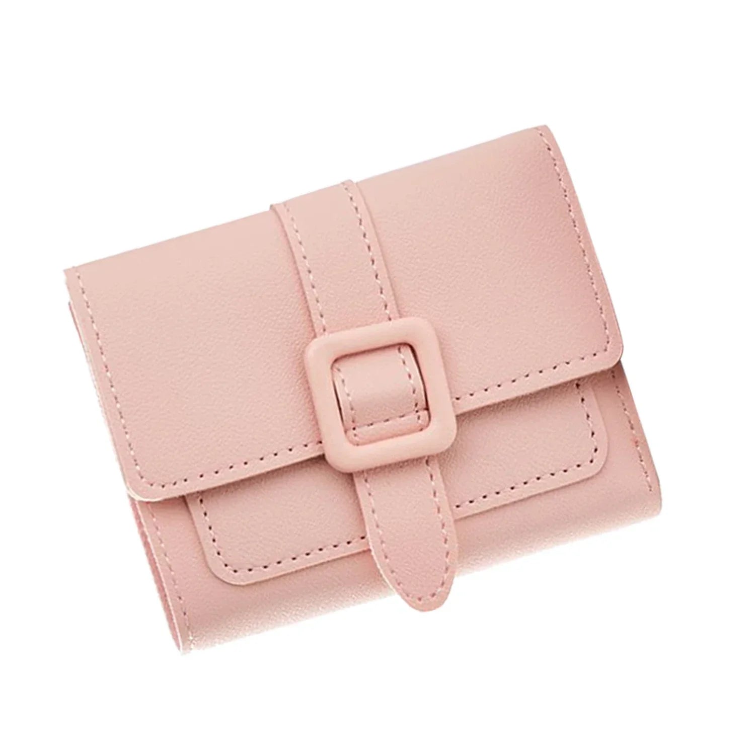 Candy Color Small Wallets PU Leather Coin Pures Ladies Card Holder Mini New Design Standard Short Purses for Women Solid Purses.